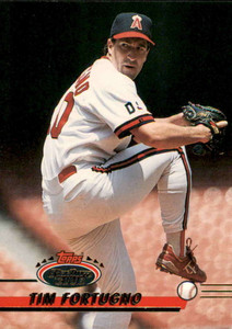 1993 Stadium Club #231 Tim Fortugno VG California Angels 