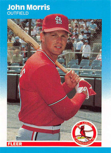 1987 Fleer Update #U-83 John Morris NM-MT St. Louis Cardinals 