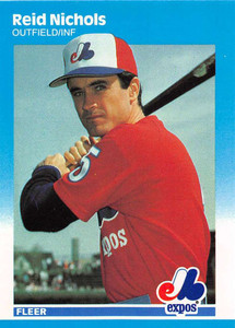 1987 Fleer Update #U-89 Reid Nichols NM-MT Montreal Expos 