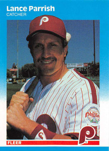 1987 Fleer Update #U-96 Lance Parrish NM-MT Philadelphia Phillies 
