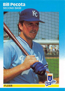 1987 Fleer Update #U-97 Bill Pecota NM-MT RC Rookie Kansas City Royals 