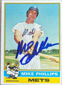 Mike Phillips Autographed 1976 Topps #93