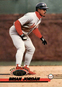 1993 Stadium Club #435 Brian Jordan VG St. Louis Cardinals 