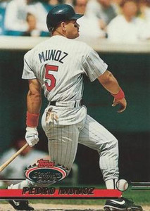 1993 Stadium Club #117 Pedro Munoz VG Minnesota Twins 