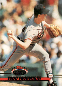1993 Stadium Club #445 Todd Frohwirth VG Baltimore Orioles 
