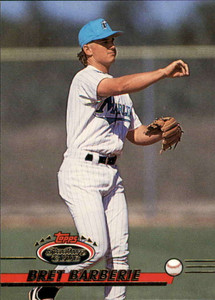 1993 Stadium Club #481 Bret Barberie VG Florida Marlins 