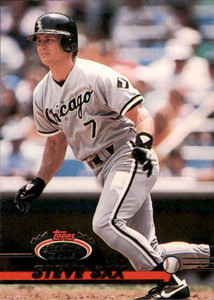 1993 Stadium Club #482 Steve Sax VG Chicago White Sox 