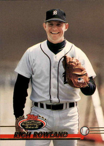 1993 Stadium Club #519 Rich Rowland VG Detroit Tigers 
