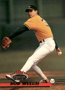 1993 Stadium Club #546 Bob Welch VG Oakland Athletics 