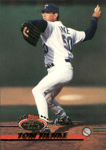 1993 Stadium Club #637 Tom Henke VG Texas Rangers 