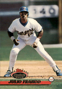 1993 Stadium Club #651 Julio Franco VG Texas Rangers 