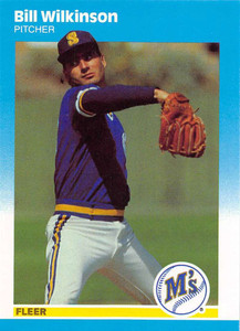 1987 Fleer Update #U-125 Bill Wilkinson NM-MT Seattle Mariners 