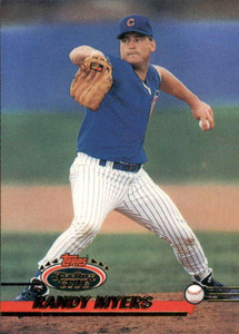 1993 Stadium Club #667 Randy Myers VG Chicago Cubs 