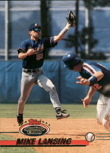 1993 Stadium Club #691 Mike Lansing VG RC Rookie Montreal Expos 