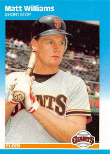 1987 Fleer Update #U-129 Matt Williams NM-MT RC Rookie San Francisco Giants 