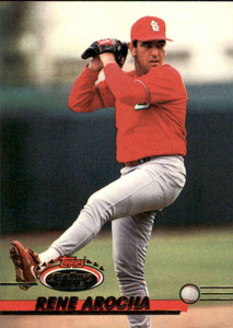 1993 Stadium Club #712 Rene Arocha VG RC Rookie St. Louis Cardinals 