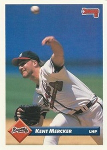 1993 Donruss #2 Kent Mercker VG Atlanta Braves 