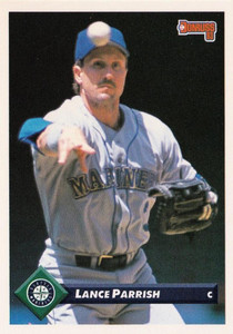 1993 Topps #609 Lance Parrish VG Seattle Mariners - Under the Radar Sports