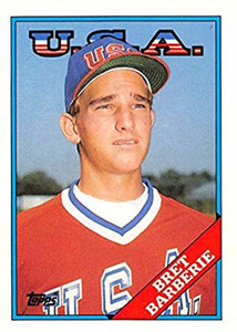1988 Topps Traded #9T Bret Barberie OLY NM-MT RC Rookie USA 