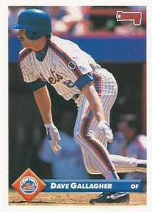 1993 Donruss #170 Dave Gallagher VG New York Mets 