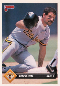 1993 Donruss #252 Jeff King VG Pittsburgh Pirates 