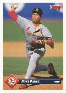 1993 Donruss #256 Mike Perez VG St. Louis Cardinals 