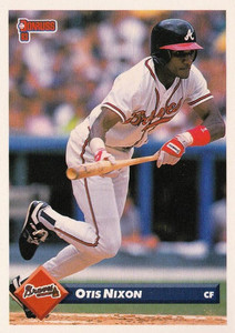 1993 Donruss #262 Otis Nixon VG Atlanta Braves 