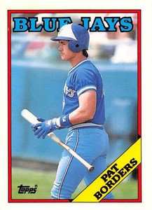 1988 Topps Traded #17T Pat Borders NM-MT RC Rookie Toronto Blue Jays 