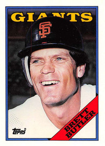 1988 Topps Traded #22T Brett Butler NM-MT San Francisco Giants 