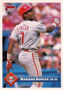 1993 Donruss #382 Mariano Duncan VG Philadelphia Phillies 
