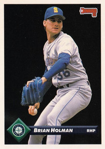 1993 Donruss #385 Brian Holman VG Seattle Mariners 