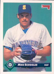 1993 Donruss #449 Mike Schooler VG Seattle Mariners 