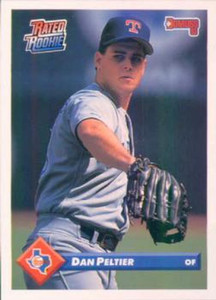 1993 Donruss #473 Dan Peltier VG Texas Rangers 