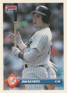 1993 Donruss #477 Jim Leyritz VG New York Yankees 