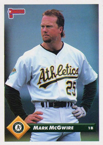 1993 Donruss #479 Mark McGwire VG Oakland Athletics 