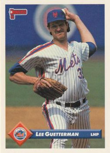 1993 Donruss #542 Lee Guetterman VG New York Mets 
