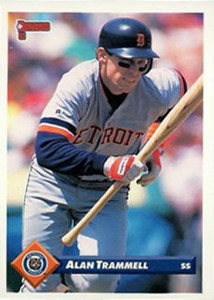 1993 Donruss #655 Alan Trammell VG Detroit Tigers 