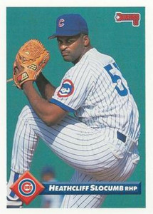 1993 Donruss #664 Heathcliff Slocumb VG Chicago Cubs 