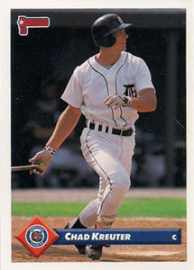 1993 Donruss #673 Chad Kreuter VG Detroit Tigers 