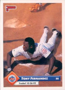 1993 Donruss #674 Tony Fernandez VG New York Mets 