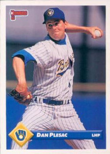 1993 Donruss #677 Dan Plesac VG Milwaukee Brewers 