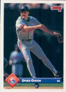 1993 Donruss #732 Spike Owen VG Montreal Expos 