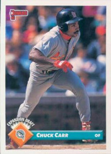 1993 Donruss #762 Chuck Carr VG Florida Marlins 