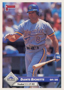 1993 Donruss #783 Dante Bichette VG Colorado Rockies 