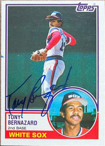 Tony Bernazard Autographed 1983 Topps #143