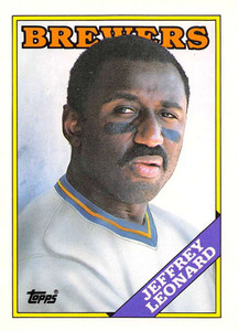 1988 Topps Traded #61T Jeffrey Leonard NM-MT Milwaukee Brewers 