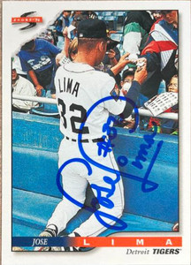 Jose Lima Autographed 1996 Score #466