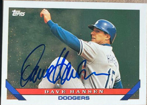 Dave Hansen Autographed 1993 Topps #469