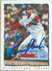 Eric Plunk Autographed 1995 Topps #256