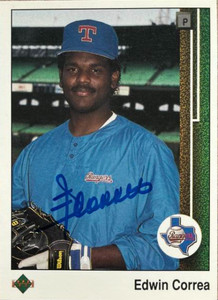 Ed Correa Autographed 1989 Upper Deck #598